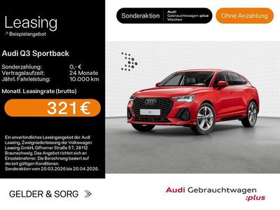 Gebraucht Audi Q3 Sportback S-Line 150 PS (110 kW) 2025 Rot SUV
