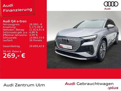 Gebraucht Audi Q4 e-tron Advanced 150 kW (204 PS) 2021 Florettsilber metallic SUV