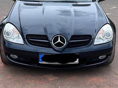 Second-hand Mercedes SLK200 163 CP (119 kW) 2005 Albastru Cabrio