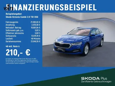 Gebraucht Skoda Octavia Ambition 150 PS (110 kW) 2022 Blau Kombi