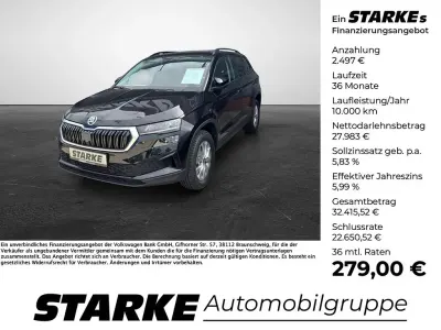 Neu Skoda Karoq Selection 150 PS (110 kW) 2025 Schwarz (schwarzmagic perleffekt) SUV