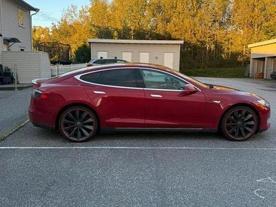 Gebraucht Tesla Model S 309 kW (421 PS) 2013 Rot Kleinwagen