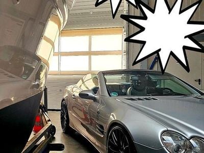 Gebraucht Mercedes SL500 333 PS (244 kW) 2001 Silber Cabrio