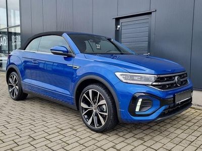 Ravennablau Neu 2025 VW T-Roc Cabriolet R-line Cabrio | 40.880 € (Guter Preis)