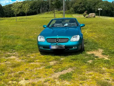 Gebraucht Mercedes SLK200 136 PS (100 kW) 1997 Grün Cabrio