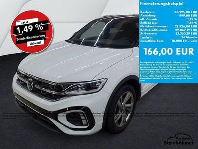 Gebraucht VW T-Roc R-line 150 PS (110 kW) 2025 Pure white (weiß) SUV