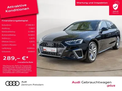 Brugt Audi A4 S-Line 150 HK (110 kW) 2024 Sort Stationcar