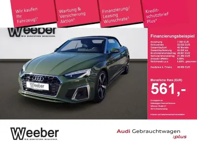 Używany Audi A5 Cabriolet S-Line 265 KM (194 kW) 2023 Zielony Kabriolet