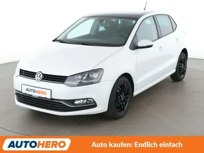 Gebraucht VW Polo Allstar 90 PS (66 kW) 2016 Weiß Kleinwagen