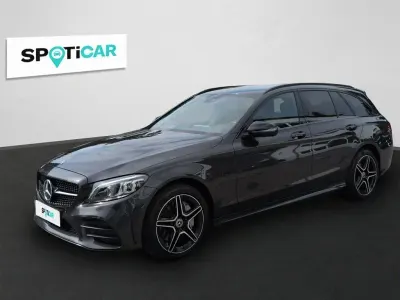 Gebraucht Mercedes C300e AMG line 320 PS (235 kW) 2020 Matt olive green Limousine
