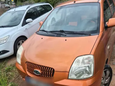 Gebraucht Kia Picanto 2007 Orange Kleinwagen