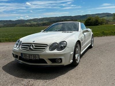 Gebraucht Mercedes SL55 AMG AMG 500 PS (367 kW) 2005 Weiß Cabrio