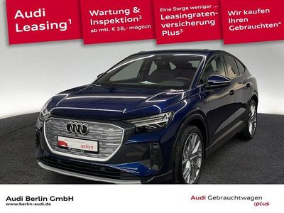 Gebraucht Audi Q4 Sportback e-tron Ambiente 125 kW (170 PS) 2025 Navarrablau metallic SUV
