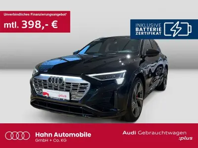 Brugt Audi Q8 e-tron S-Line 300 kW (408 HK) 2023 Sort SUV