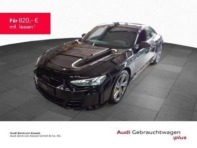 Schwarz (mythosschwarz metallic) Gebraucht 2023 Audi e-tron GT quattro Ambiente Limousine | 61.991 € (Fairer Preis)