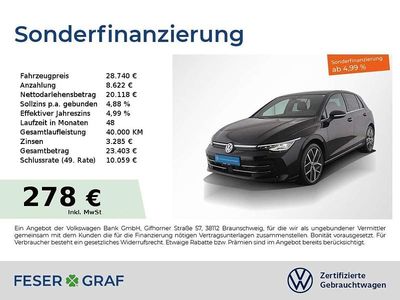 Schwarz Gebraucht 2024 VW Golf Edition Limousine | 28.440 € (Fairer Preis)
