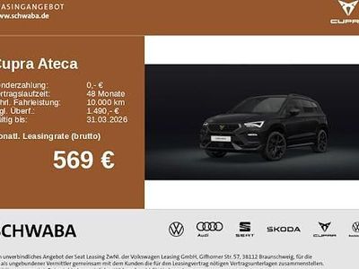 Neu Cupra Ateca VZ 300 PS (220 kW) 2026 Schwarz SUV