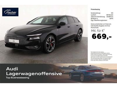 Nouă Audi A6 e-tron S-Line 314 kW (428 CP) 2025 Negru Break