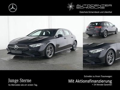 Gebraucht Mercedes A200 Advanced Plus 163 PS (119 kW) 2025 lack kosmosschwarz Limousine