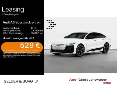 Gebraucht Audi A6 e-tron S-Line 210 kW (286 PS) 2025 Gletscherweiß metallic Limousine