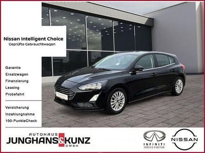 Gebraucht Ford Focus Titanium 120 PS (88 kW) 2020 Obsidianschwarz metallic Limousine