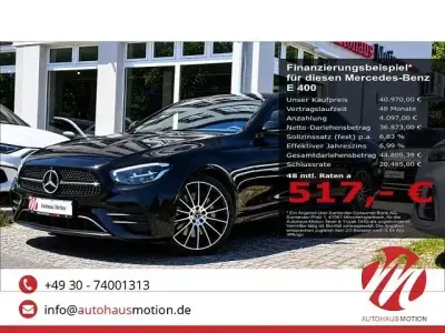 Gebraucht Mercedes E400 AMG line 330 PS (242 kW) 2021 Schwarz  unilack Limousine