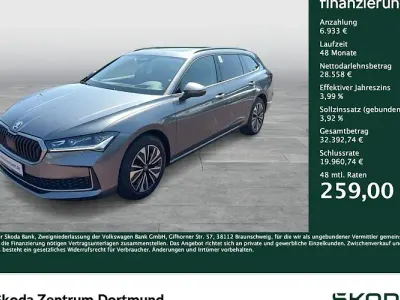Gebraucht Skoda Superb Selection 150 PS (110 kW) 2025 Graphitegrau metallic Kombi