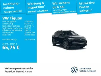 Gebraucht VW Tiguan Goal 131 PS (96 kW) 2025 Schwarz SUV