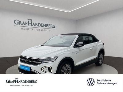 Pure white Gebraucht 2025 VW T-Roc Cabriolet Goal Cabrio | 31.444 € (Superpreis)