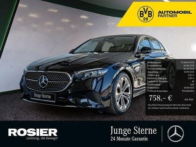 Gebraucht Mercedes E220 Advanced 197 PS (144 kW) 2024 Schwarz / obsidianschwarz Limousine