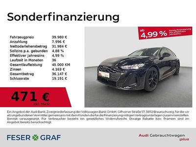 Gebraucht Audi A5 S-Line 150 PS (110 kW) 2025 Mythosschwarz metallic Kombi