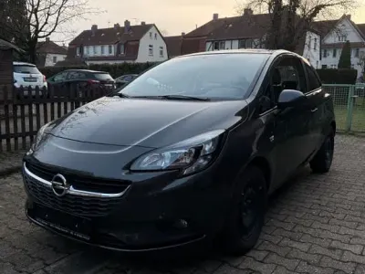 Gebraucht Opel Corsa Edition 101 PS (74 kW) 2017 Schwarz Kleinwagen