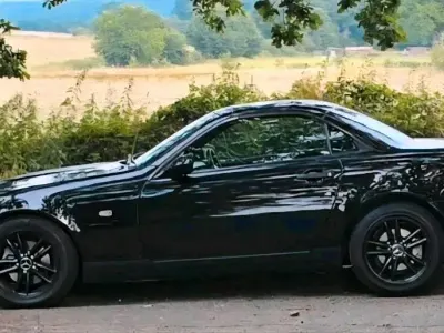 Gebraucht Mercedes SLK230 193 PS (141 kW) 2000 Schwarz Cabrio