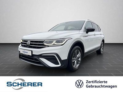 Pure white Gebraucht 2023 VW Tiguan Allspace Move SUV | 34.980 € (Fairer Preis)
