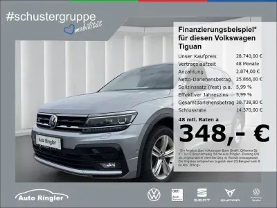 Gebraucht VW Tiguan 200 PS (147 kW) 2021 Pyritsilber metallic SUV