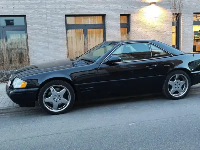 Gebraucht Mercedes SL500 AMG 306 PS (225 kW) 2000 Schwarz Cabrio