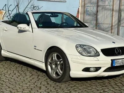 Używany Mercedes SLK32 AMG AMG 354 KM (260 kW) 2002 Biały Kabriolet