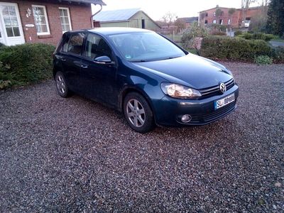 Gebraucht VW Golf VI 100 PS (73 kW) 2009 Blau Kleinwagen