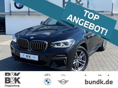 gebraucht BMW X3 M40 d Navi AHK Pano StandHz HUD PA+ DA+ HiFi Leder RFK DAB