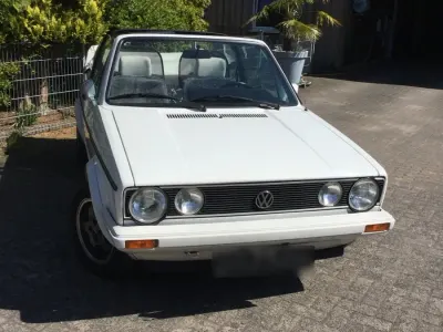 Gebraucht VW Golf Cabriolet 75 PS (55 kW) 1984 Weiß Cabrio