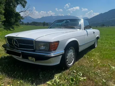Gebraucht Mercedes SL300 188 PS (138 kW) 1987 Weiß Cabrio