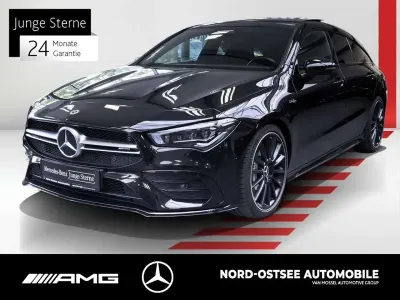 Gebraucht Mercedes CLA35 AMG AMG 306 PS (225 kW) 2021 Metalliclack kosmosschwarz Coupé