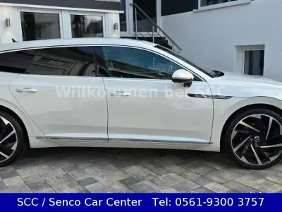 Gebraucht VW Arteon R-line 200 PS (147 kW) 2021 Oryxweiß perlmutteffekt Kombi