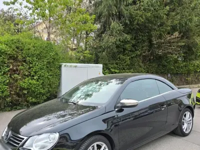 Brugt VW Eos 140 HK (102 kW) 2010 Sort Cabriolet
