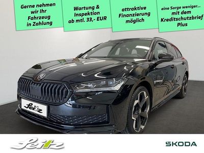 Neu Skoda Superb SportLine 204 PS (150 kW) 2026 Schwarz Kombi