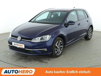 Usata VW Golf VII Sound 110 CV (80 kW) 2017 Blu Berlina