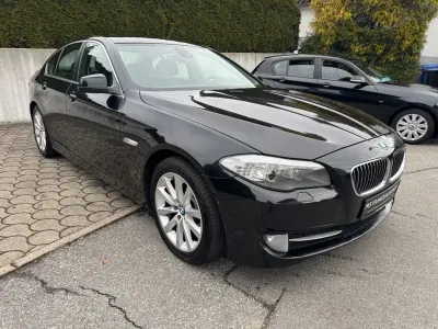 Brugt BMW 523 204 HK (150 kW) 2010 Sort Sedan