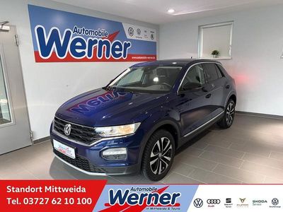 Blau Gebraucht 2020 VW T-Roc United SUV | 15.980 € (Guter Preis)