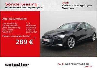 Usata Audi A3 Advanced Plus 150 CV (110 kW) 2025 Nero Berlina