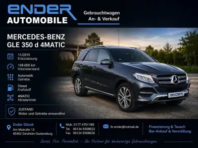 Używany Mercedes GLE350 258 KM (189 kW) 2015 Szary SUV